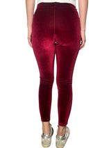 Leggings Velvet Burdeo