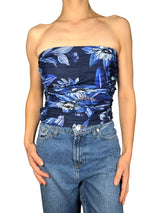 Crop Top Strapless Algodón
