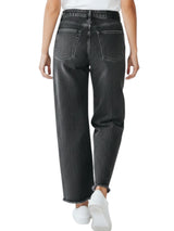 Jeans Rectos Desflecados