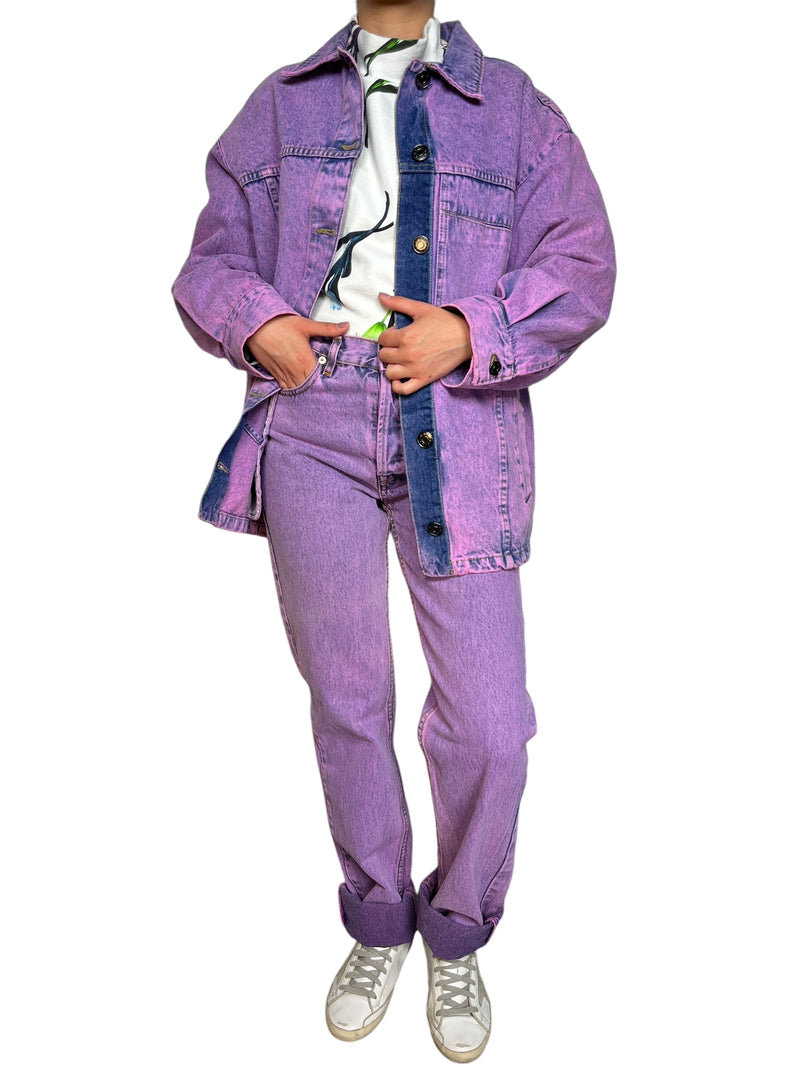Chaqueta Denim Morada