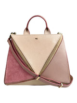 Cartera Cuero Rosada