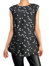 Blusa Jacquard Lunares