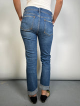 Pantalón Slim Boyfriend Crop