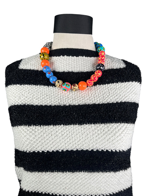 Collar Esferas Multicolor