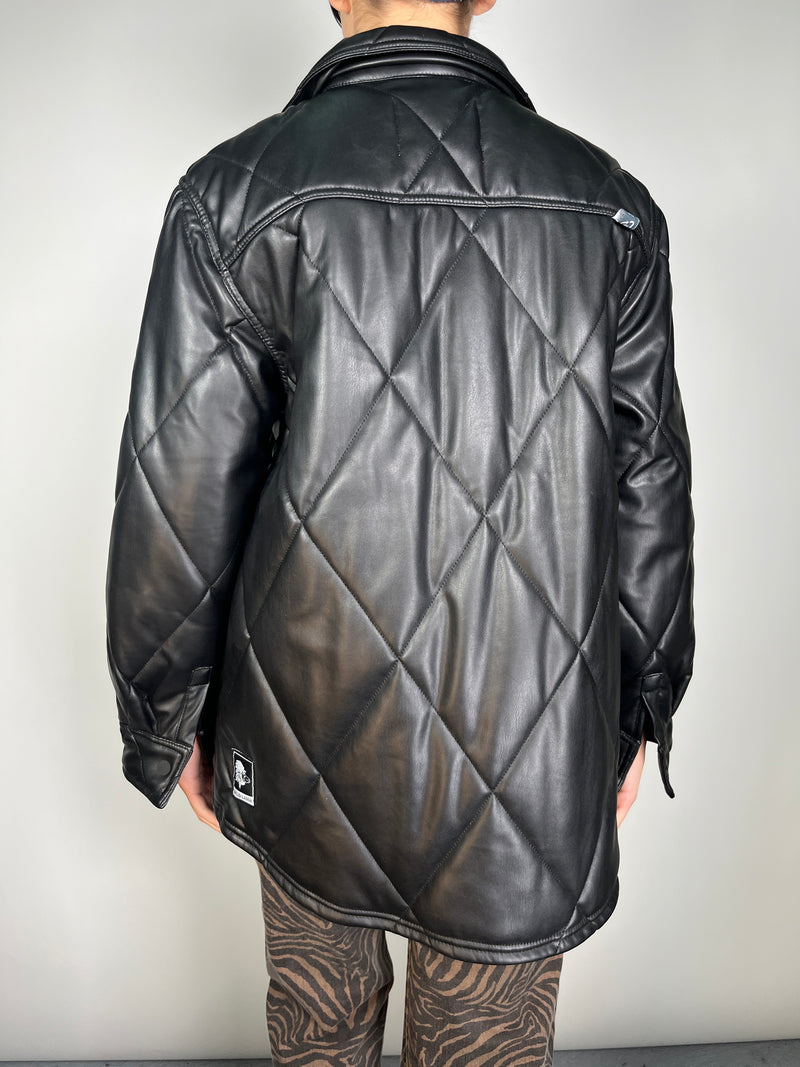 Chaqueta Ecocuero Acolchada
