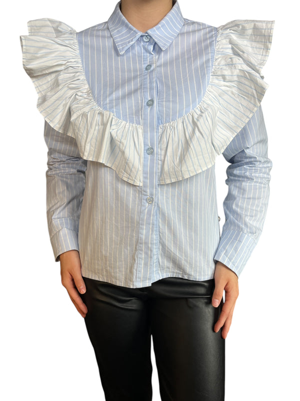 Blusa Rayas y Vuelos