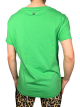 Polera Estampado Tropical con Lentejuelas