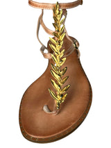 Sandalias Elia Doradas
