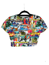 Crop Top Collage Vintage