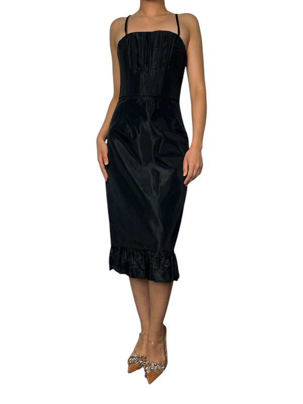 Vestido Corset Satinado
