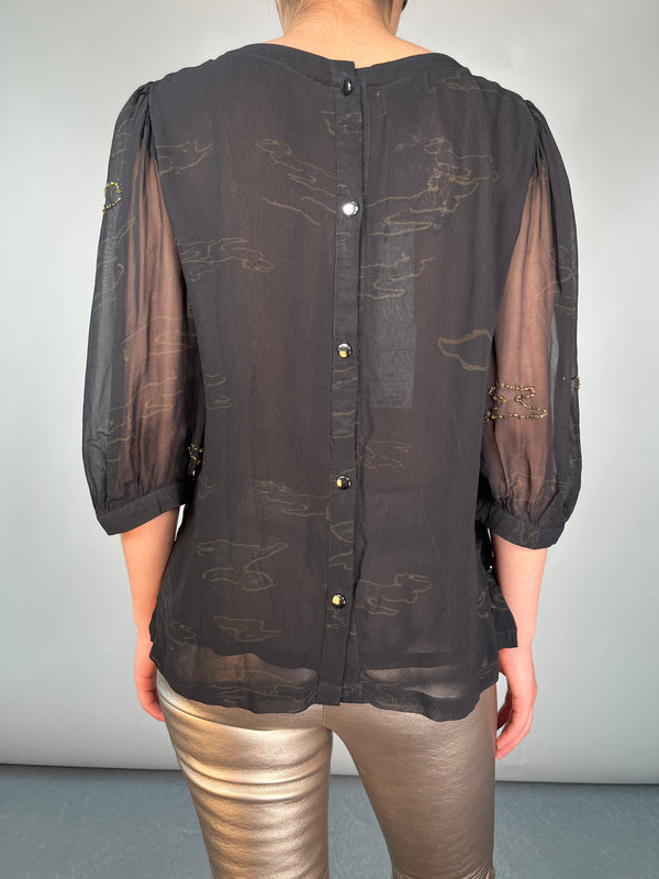 Blusa Night Clouds