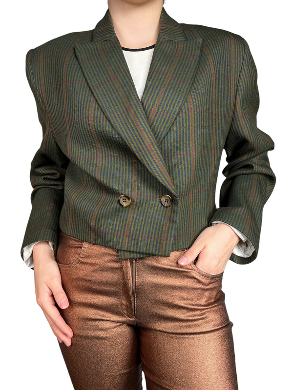 Blazer Rayas Corto