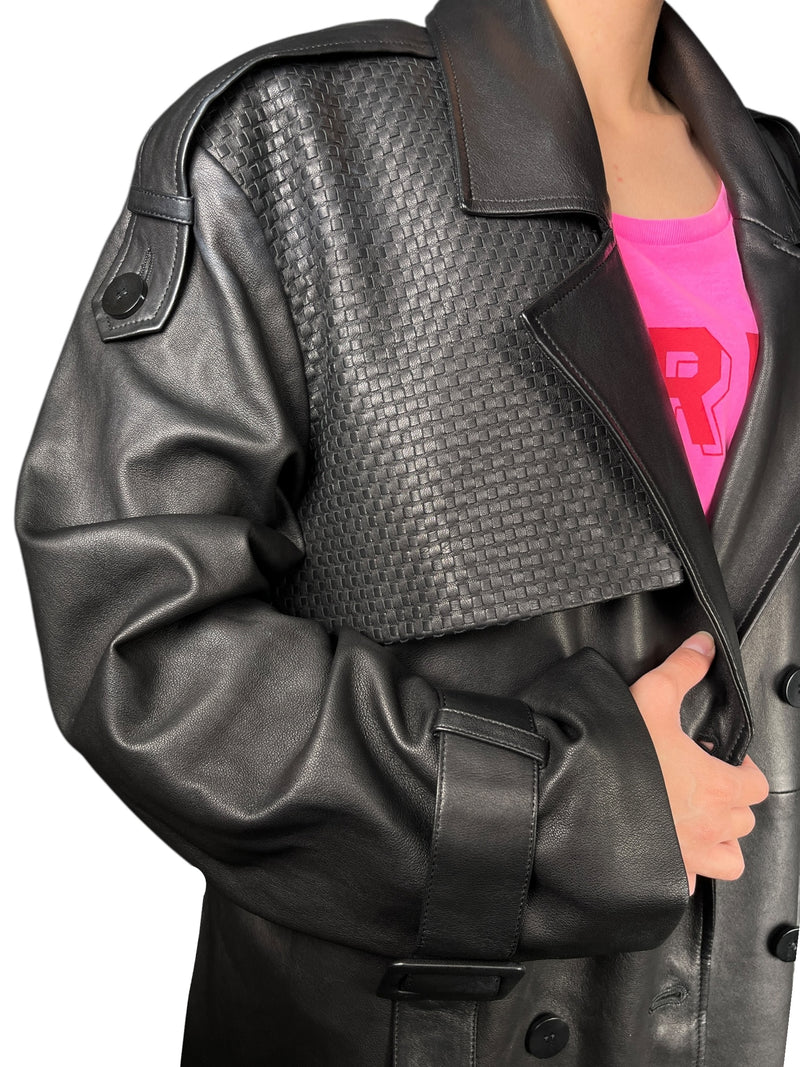 Abrigo Cuero PLUS SIZE