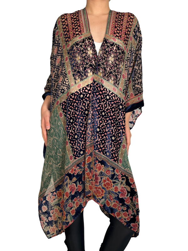 Kimono Multicolor Traslucido