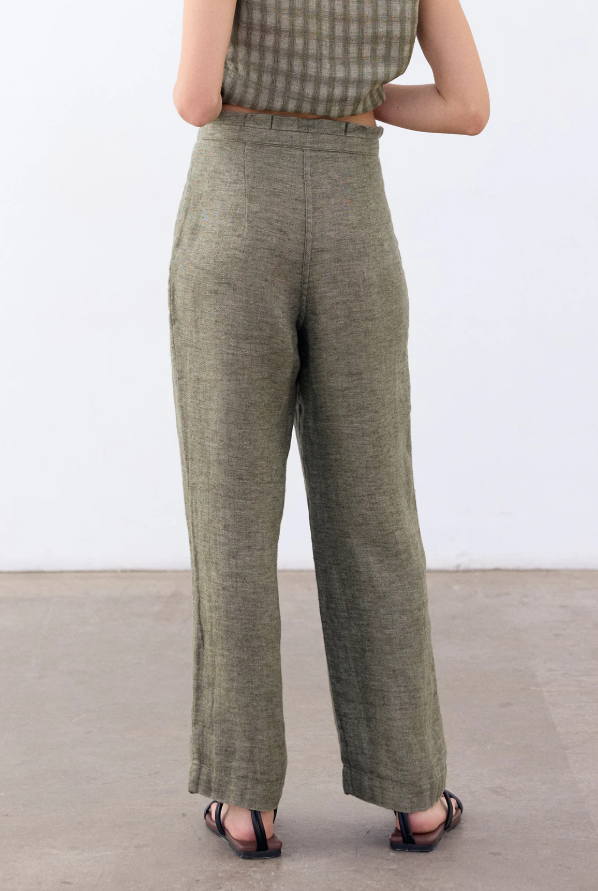 Pantalón Lino High Waist