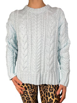 Sweater de Punto Trenzado