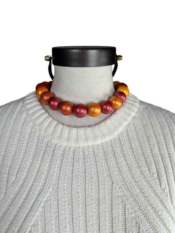 Collar Esferas Multicolor
