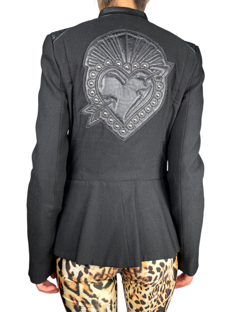 Chaqueta Detalles Cuero