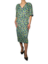 Vestido Brushstroke Print