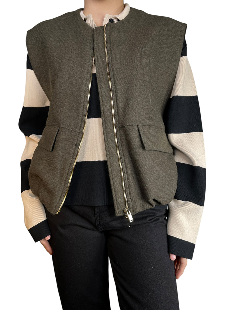 Chaqueta Lana Sin Mangas