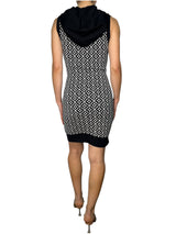 Vestido Hoodie Jacquard Logo