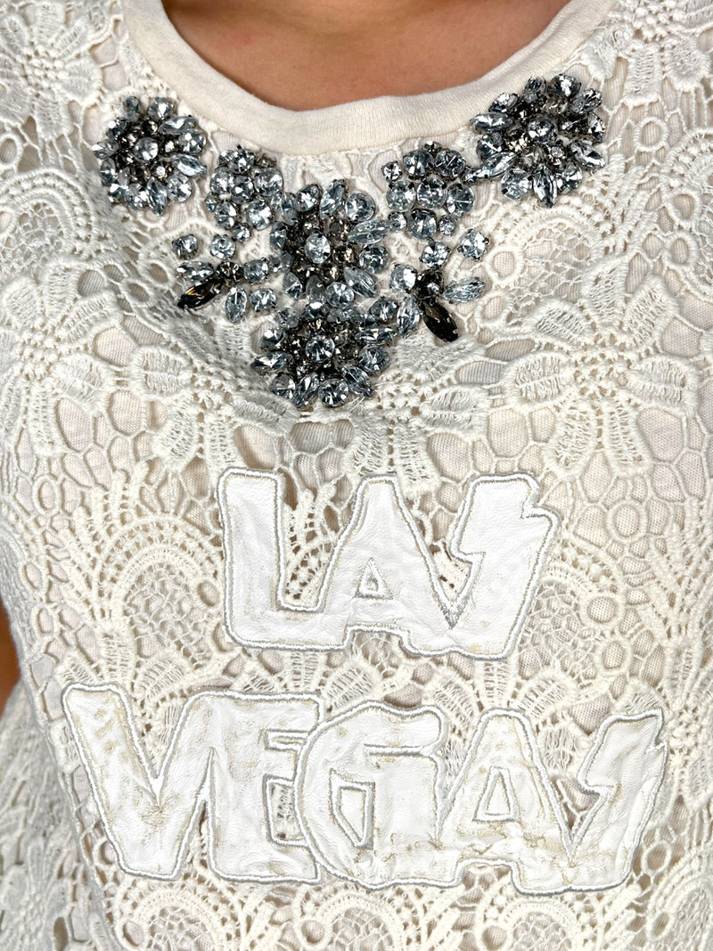 Blusa Guipur Aplicaciones