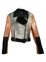Chaqueta Estilo Biker Cuero
