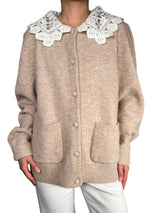 Sweater Cuello Crochet