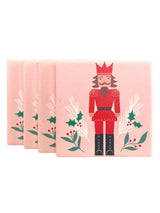 Set 4 Posa Vasos Cascanueces