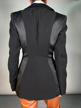 Blazer Solapa Satinada