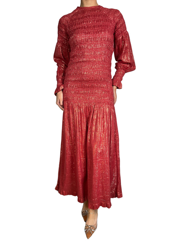 Vestido Hilos Metalizados