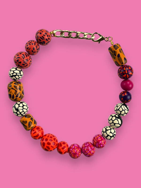 Collar Esferas Multicolor