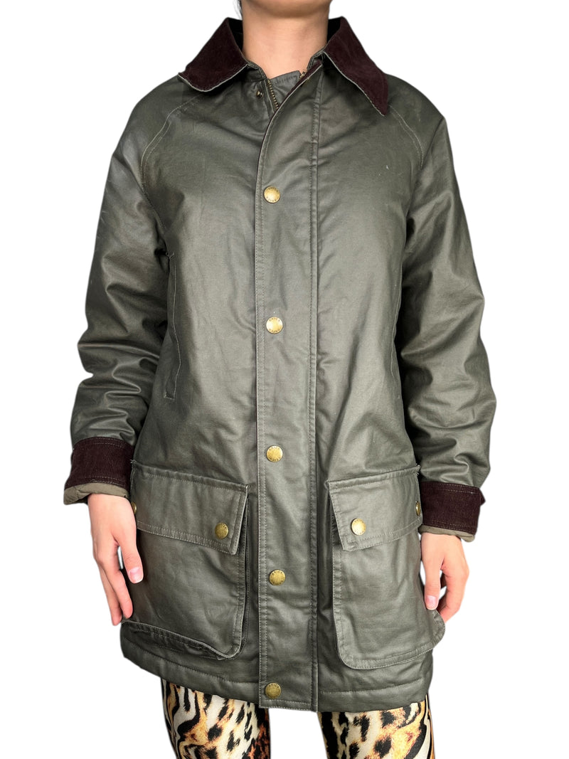 Chaqueta Encerada Elton Olive