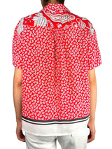 Blusa Roja Estampada