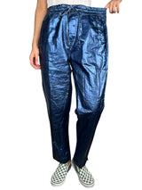 Pantalón Azul Metalizado