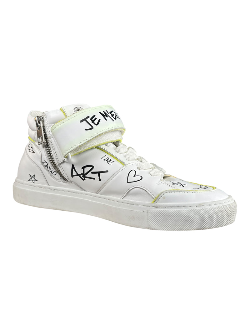 Zapatillas Caña Alta Cuero