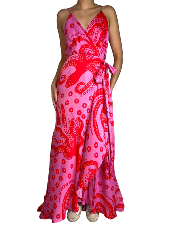 Vestido Viscosa Octopus