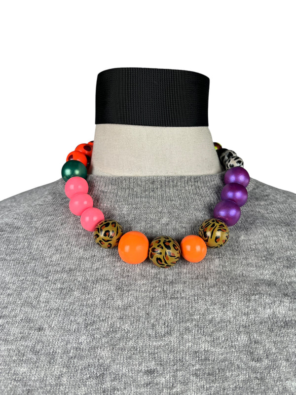 Collar Esferas Multicolor
