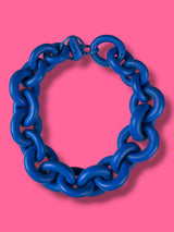 Collar Eslabón Azul