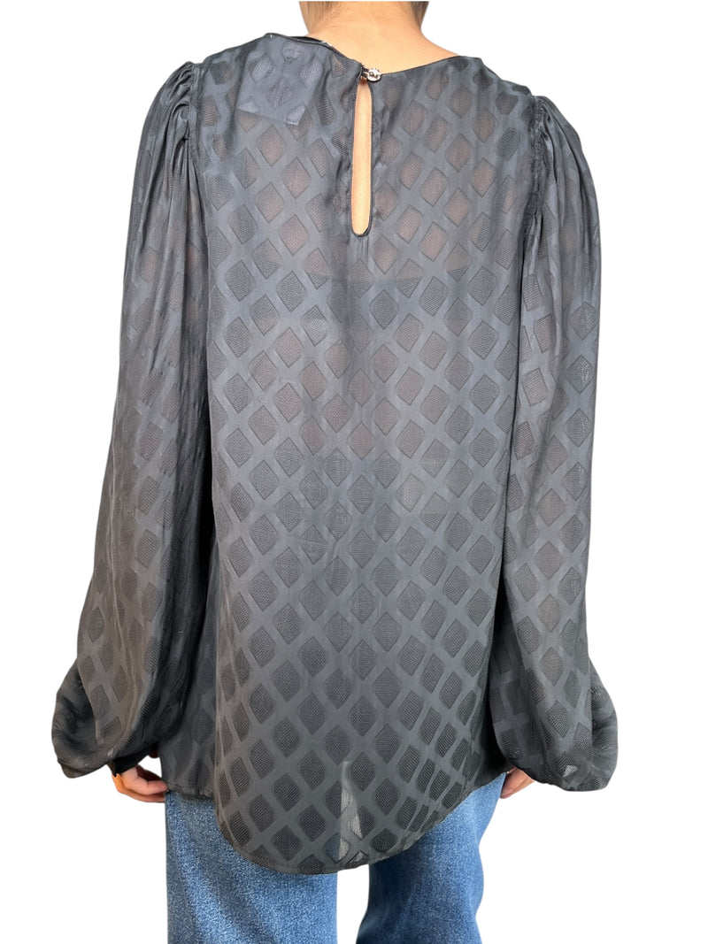 Blusa Mangas Globo