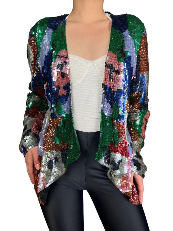 Chaqueta Seda Lentejuelas