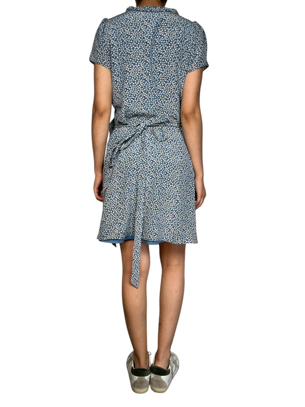 Vestido Wrap Seda
