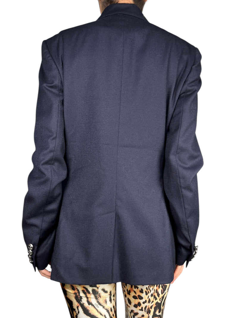 Blazer Lana Azul Marino