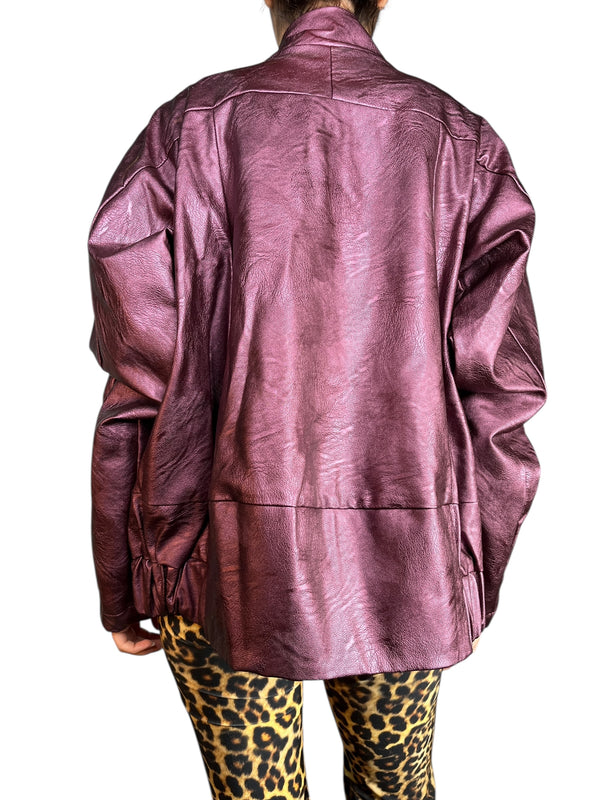 Chaqueta Bomber Metalizada