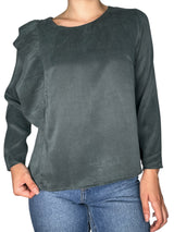 Blusa vuelos verde