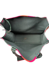 Cartera Verde/ Fucsia