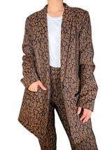 Blazer Leopardo Jacquard