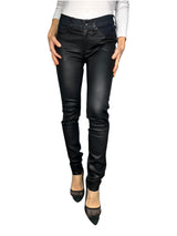 Pantalón Cuero y Denim