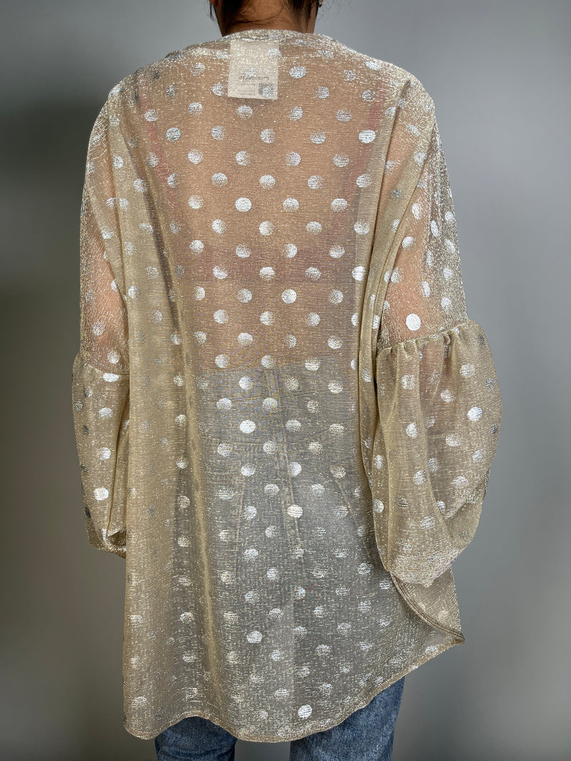 Blusa Traslucida Lurex