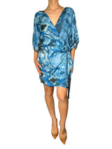 Vestido Wrap Seda